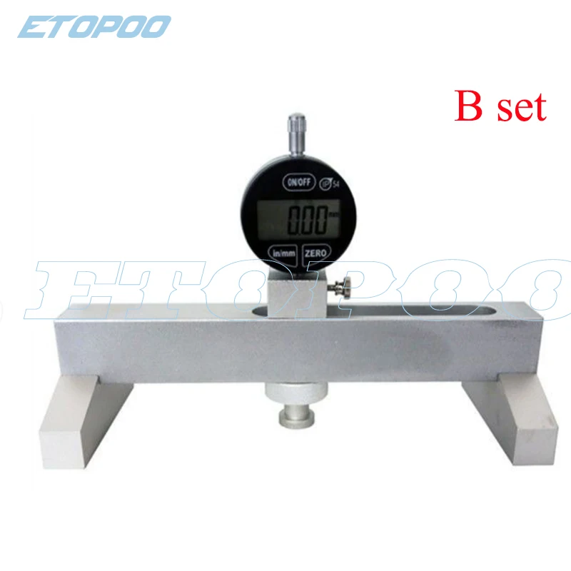 Road marking thickness gauge with 12.7mm dial indicator digital tester meter Pavement marking measuring tools