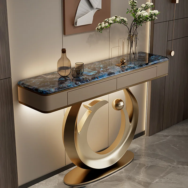 

Trendy Premium Console Table Elegant Creative Nordic Style Entryways Table Beauty Glamour Schreibtisch Living Room Furniture