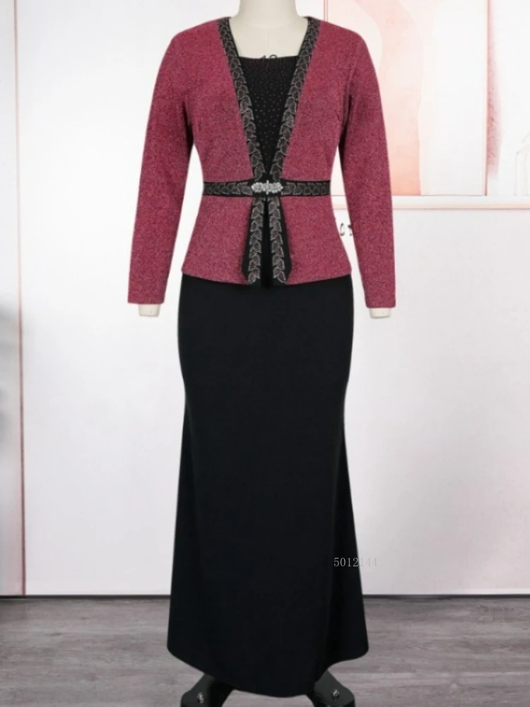 

African Party Dresses For Women Dubai Wedding Evening Gown Plus Size Turkey dresses for woman luxury elegant 2024 Christmas Gift