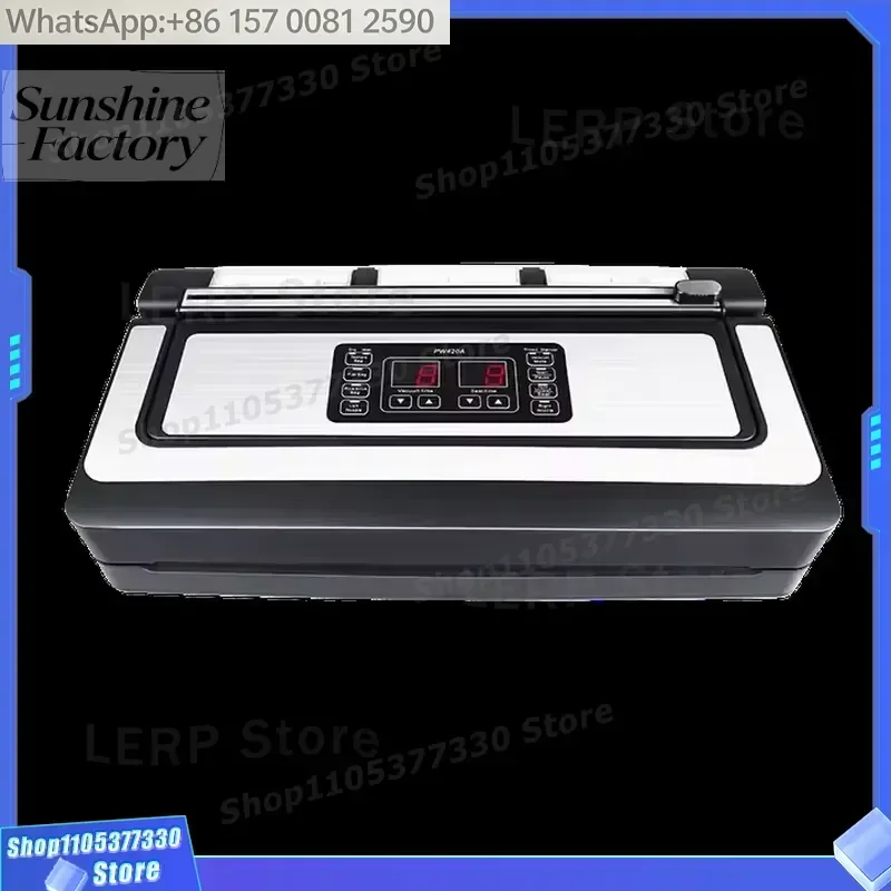 Commercial Electric Vacuum Sealer Machine for Smooth and Embossed Bags Inflatable Feature for Household Use