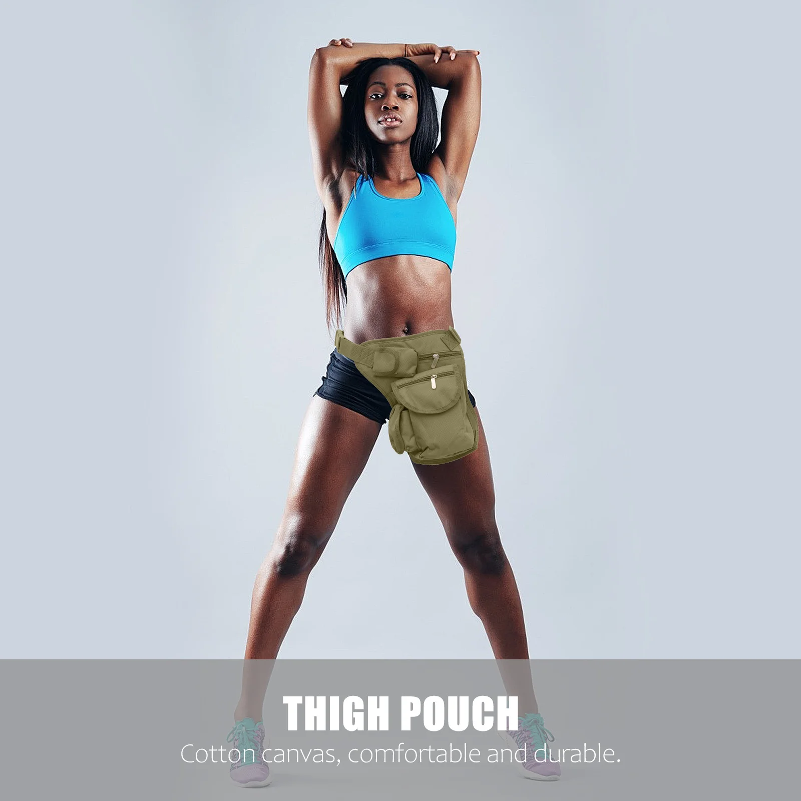 

1Pcs Leg Bag Outdoor Training Pouch Adjustable Waist Thigh Pack Oxford Cloth Waterproof Bag Motorcycle Hunting