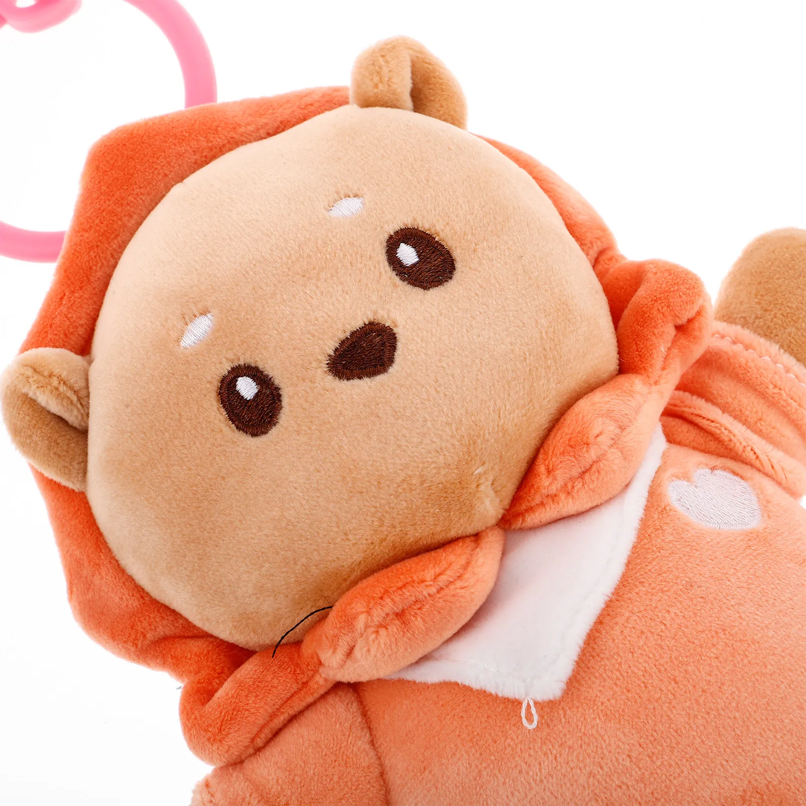 Lion Stuffed Hanging Animal Soft Baby Car Seat Accessory Stroller Crib Mobile Spiral Arch Pram Rattles Car Seat Toy view 5