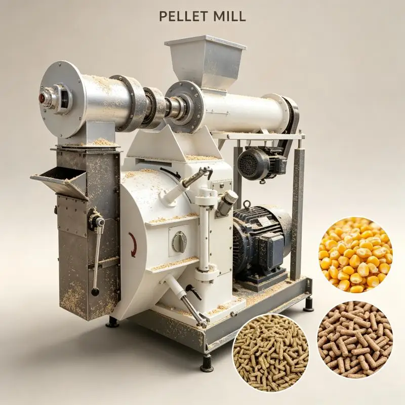 1mm Sheep Pig Feed Ring Mold Granulator Processing Pellet Production Maker Machine for Make Grass Feed