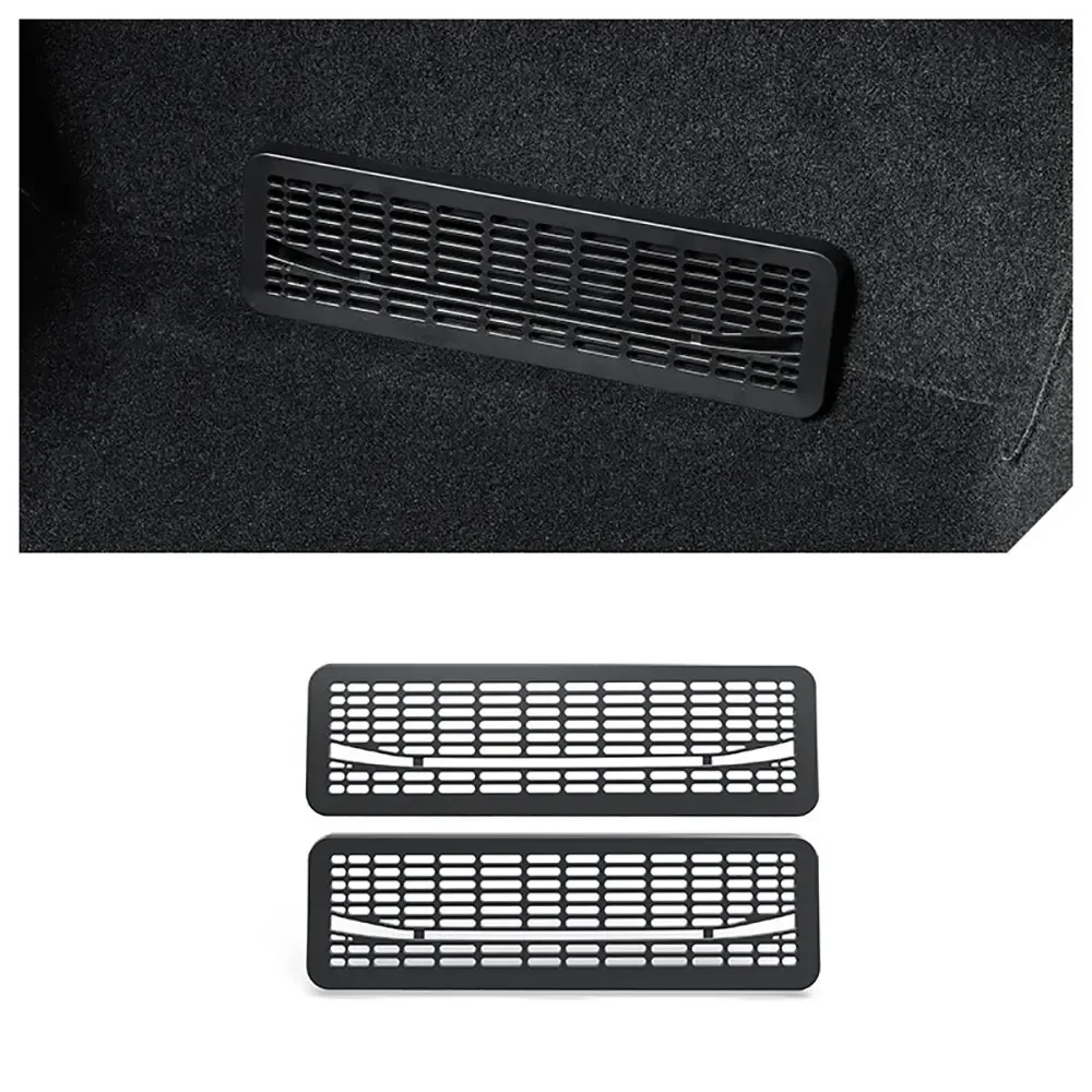 

For Tesla New Model Y Juniper 25-26 Under Seat Car Air Outlet Cover Vent Protection Cover Anti Clogging Grille Protector 2pcs