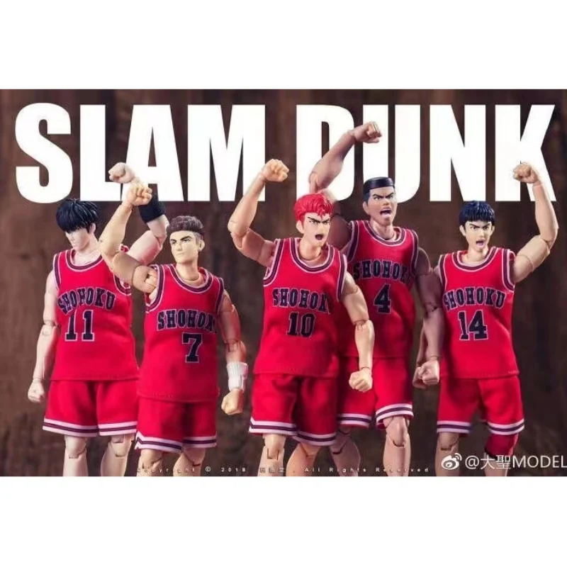 

GREAT TOYS Dasin Sakuragi Hanamichi Mitsui Hisashi Rukawa Kaede Miyagi Ryota Kogure action figure SLAM DUNK GT model with box