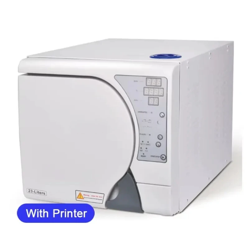 De ntal MAX-8A Class B Autoclave  Machine 18L/23L with printer with Water Distiller+ Ultrasonic Cleaner+ Sealing Machine