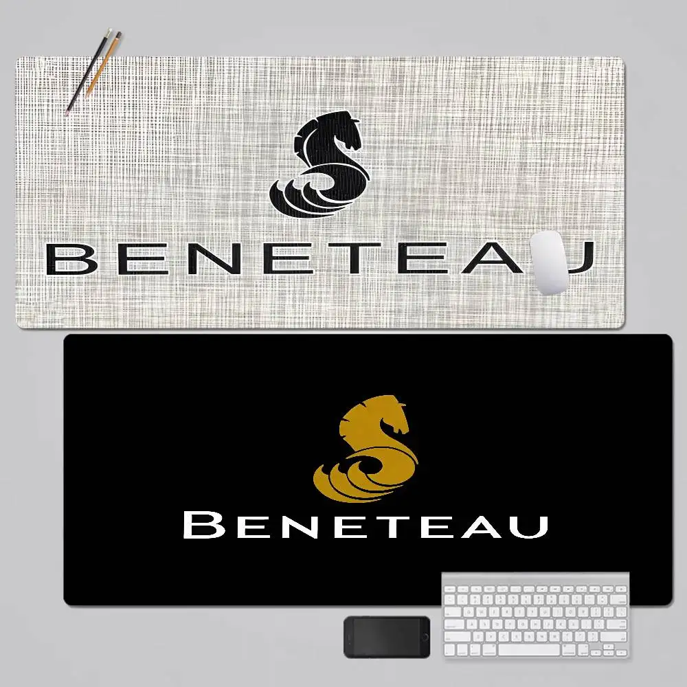

BENETEAU Logo Rubber XXL PC Gaming Mouse Pad Gamer Desk Mats Keyboard Pad Mause Pad Muismat Desktop Mat