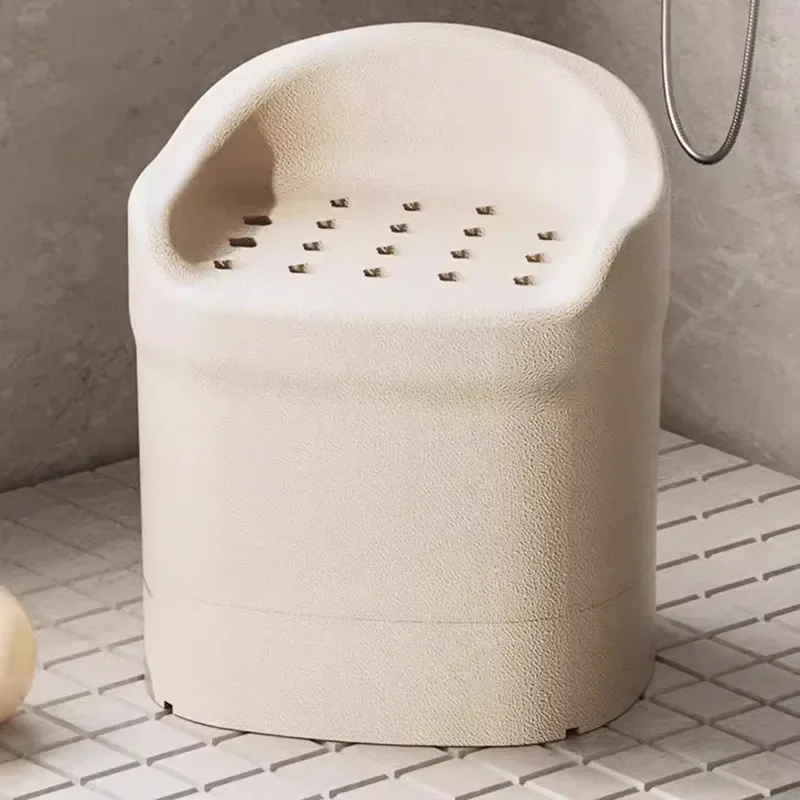 

Nordic Low Bathroom Chair Beach Barber Shower Vanity Children Step Small Sauna Makeup Stool Designer Cabeceros Salon Furniture
