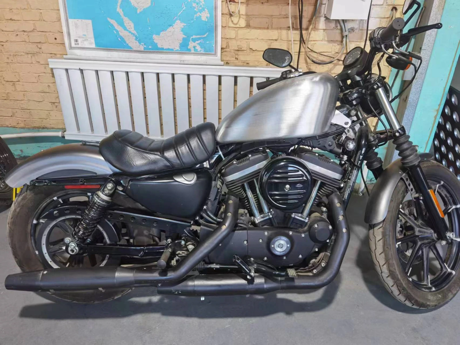 

19л 3,7 галлона. Мотоциклетный бензиновый топливный бак для Harley-Davidson Sportster XL 883 1200 48, сорок восемь XL1200X 2007-2022