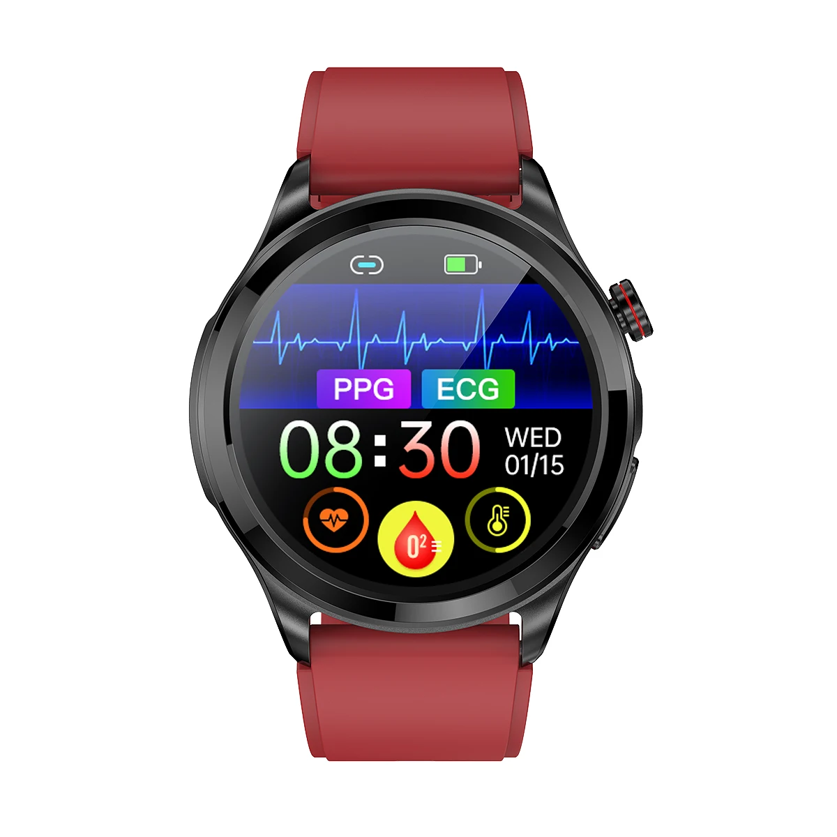 Смарт-часы Tk22 ECG с функцией измерения уровня сахара в крови и пульса