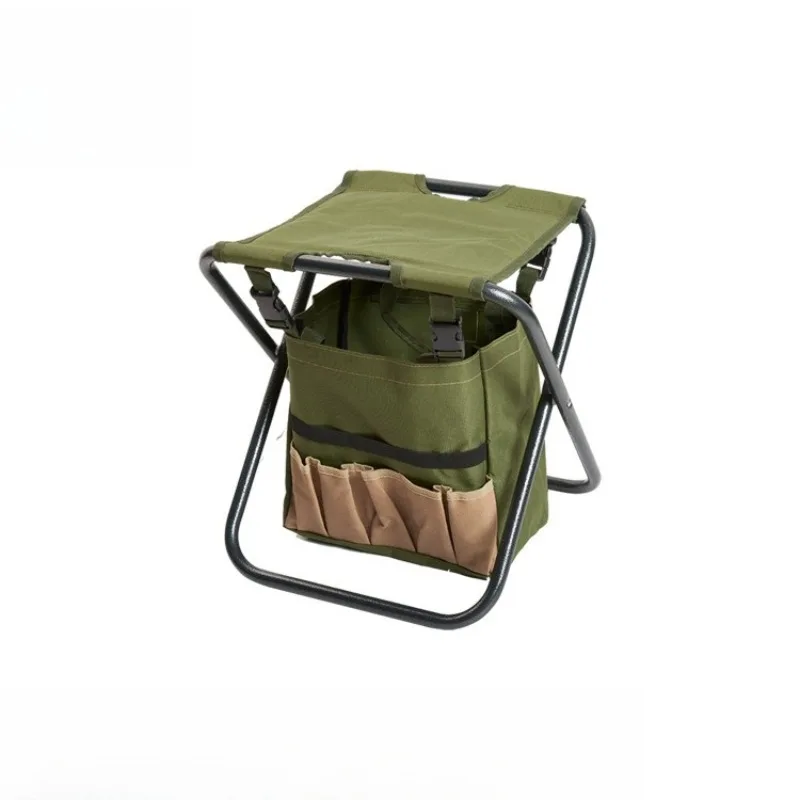 Multi-functional Retractable Folding Stool Easy to Carry for Camping Fishing