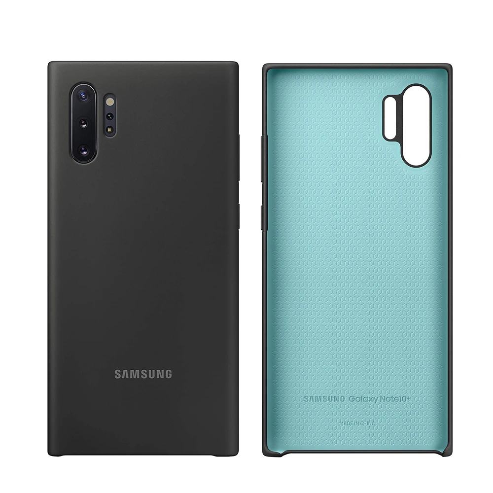 Original For Samsung Silicone Cover EF-PN975 for Galaxy Note 10+ Note 10 Plus Soft Back Shockproof  Silicone Cover