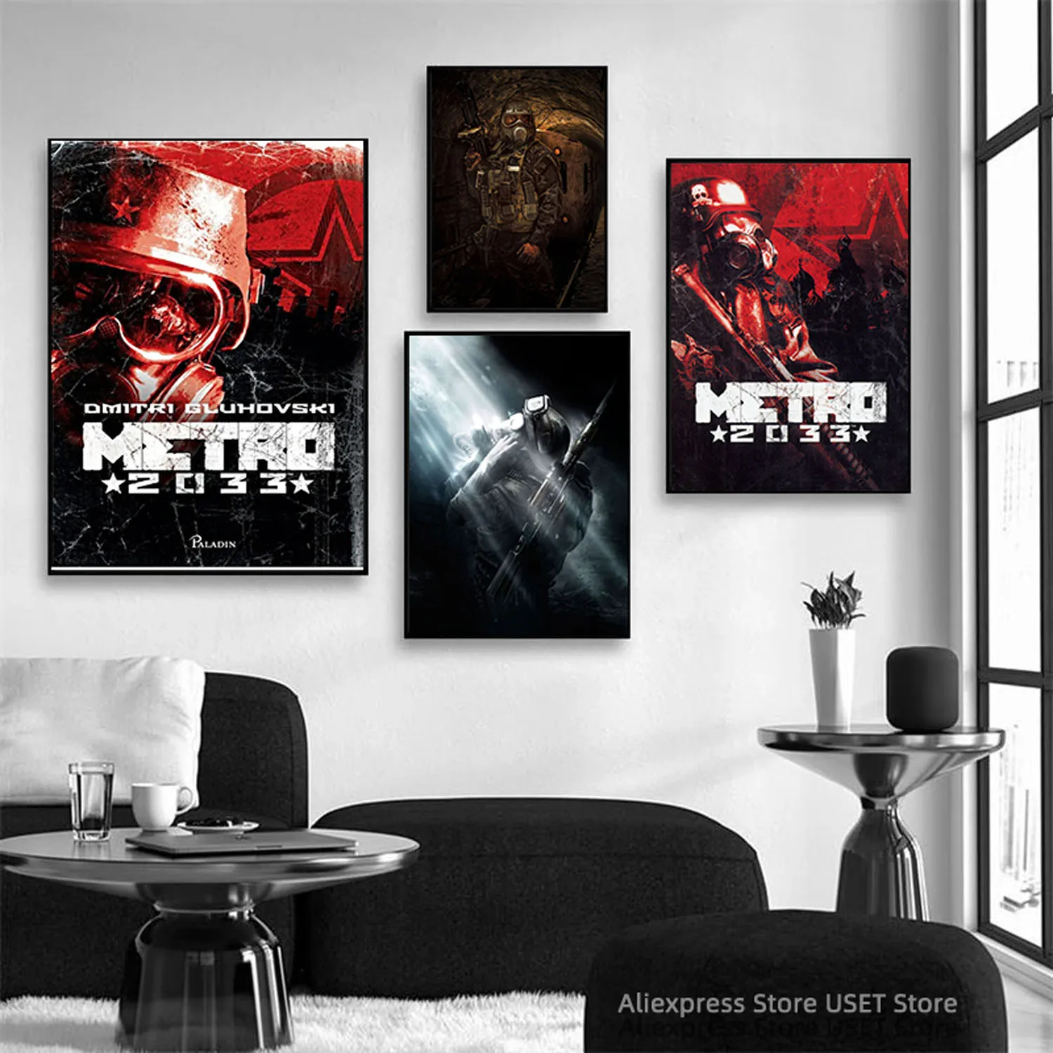 Metro 2033 video game , Game Canvas Posters and Prints Canvases Painting Home Decoration