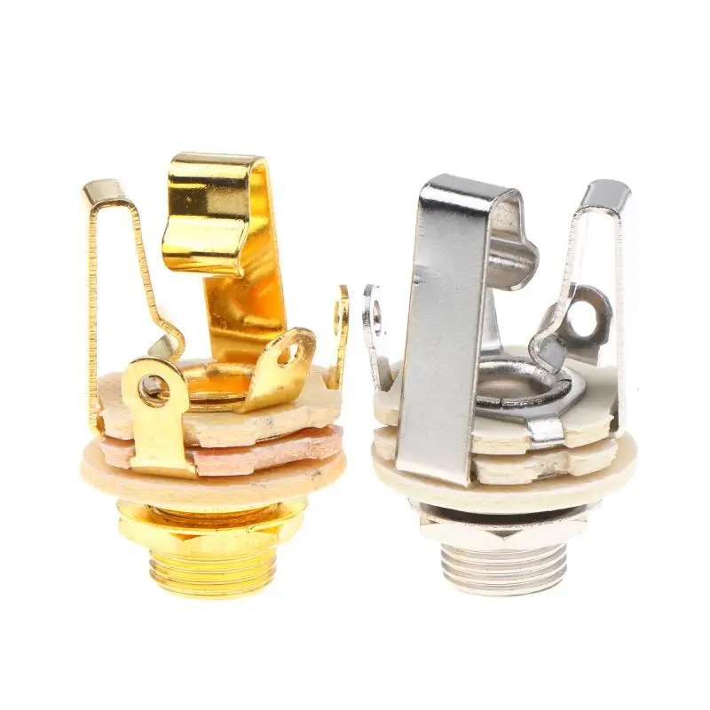 6.35mm Electric Guitar Jacks 3 Pole 1/4