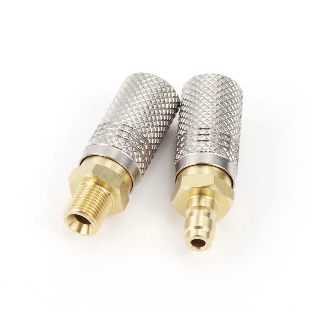 Adaptador carga aire rápido rosca macho-hembra alta flujo - imagen 5