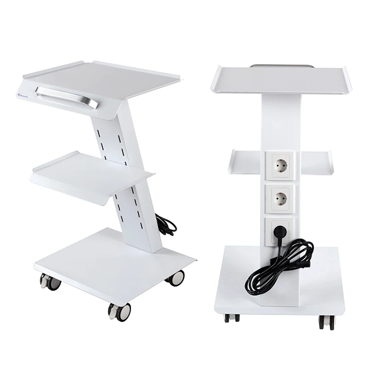 

Medical Clinic Mobile Trolley with Wheels Instrument Base Cabinet 3 Drawers Dental Laboratory Cart