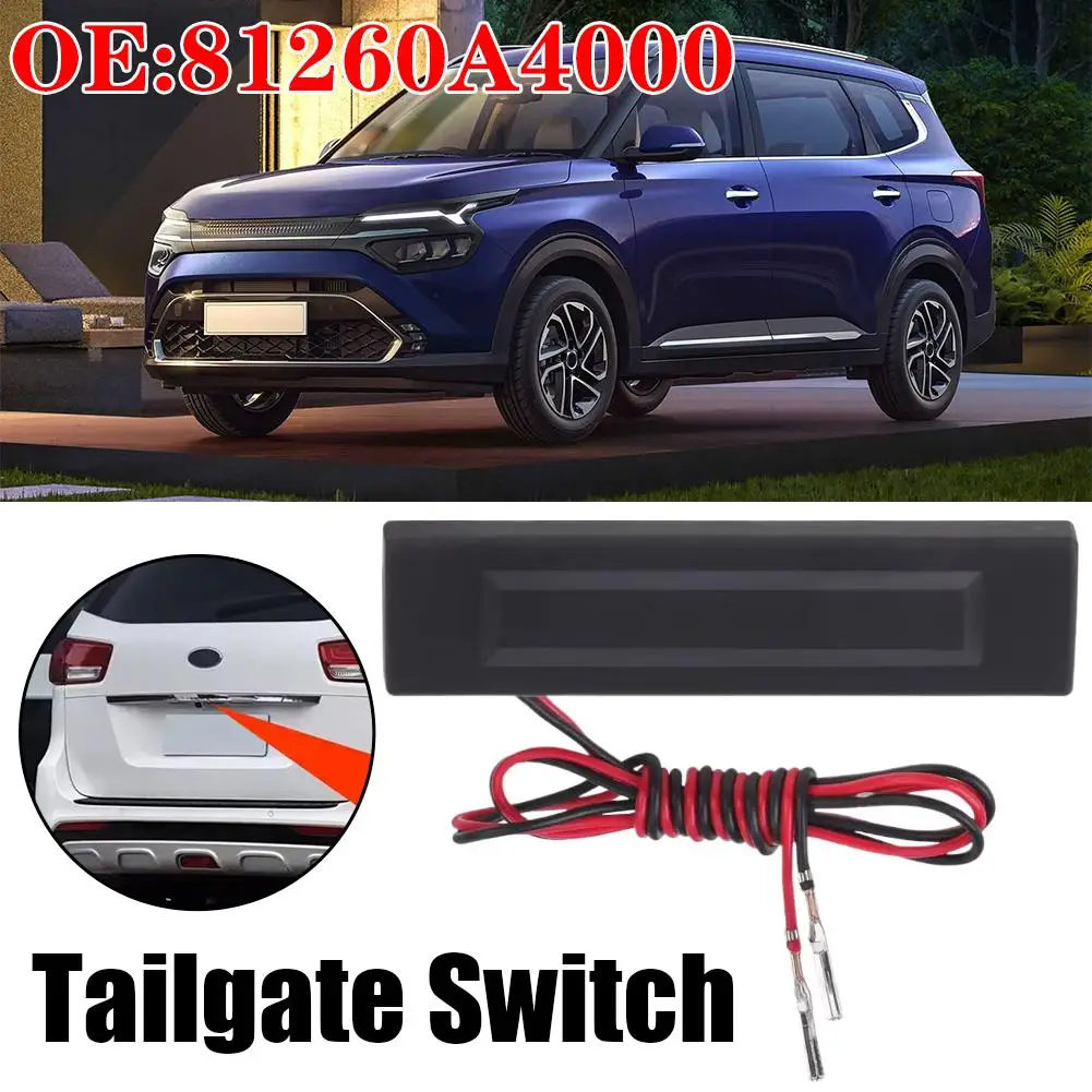 مفتاح الباب الخلفي OE 81260A4000 لكيا كارينز كرنفال 2013-2017 مفتاح تحرير الجذع الخلفي ملحقات السيارة الكهربائية البلاستيكية N4S4 #4