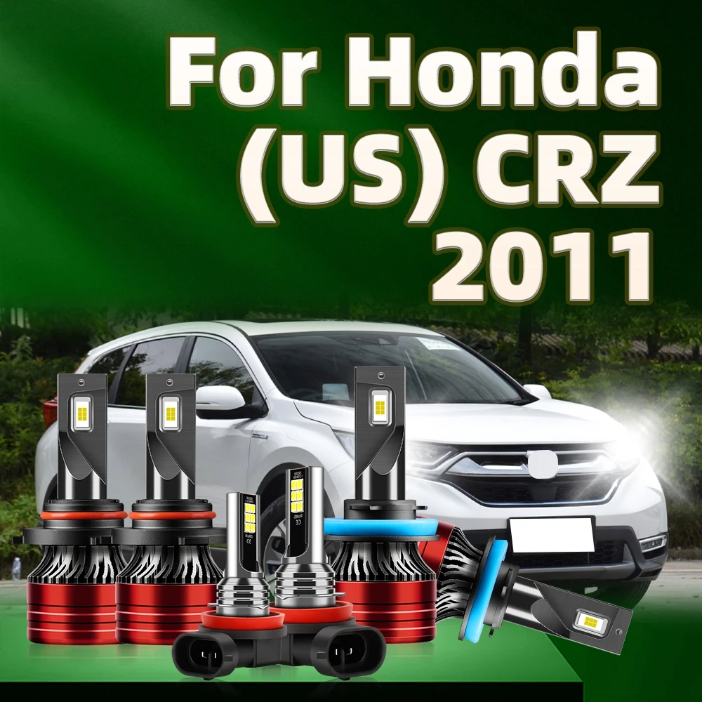 

2/4/6Pcs Led Car Headlight H11 HB3 180W 6000K White Auto Headlamp Fog Light Bulbs For Honda (US) CRZ 2011