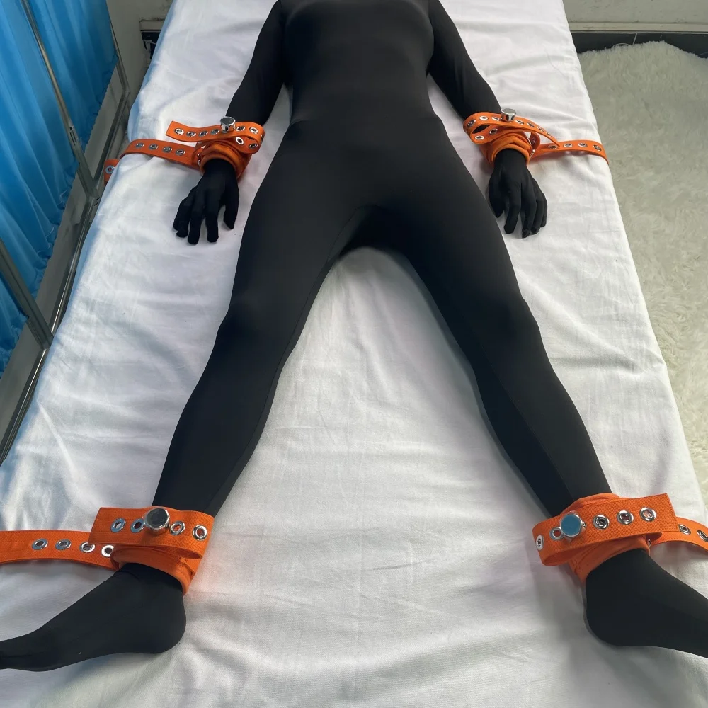 

Secure Fixation Physical Limitation Belts With Magnetic Lock And Key Prevent Patient Movement