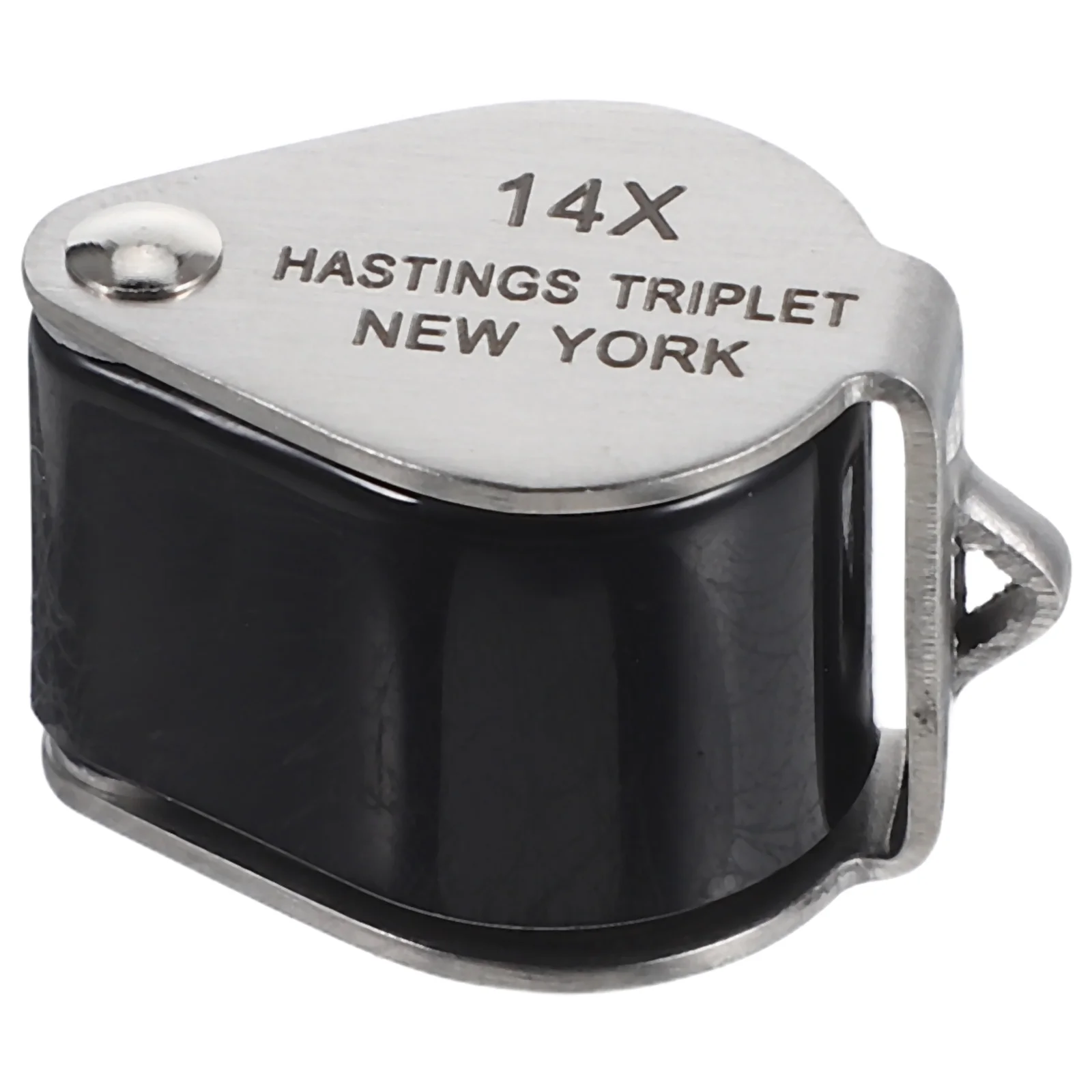 

14X Magnifying Glass Foldable Jewelry Loupe Portable Illuminated Eye Loupe For Coin Stamp Inspection Stainless Steel Tool