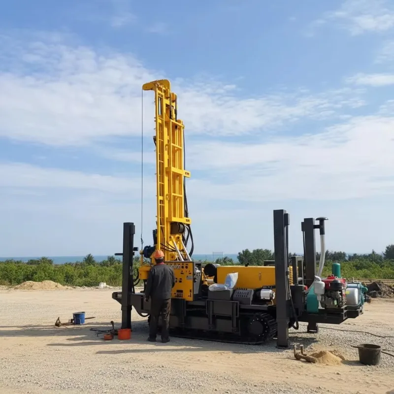 Customized Energy Saving Hydraulic 200 300 400 600m Borehole Drilling Machine Water Well Drilling Rig