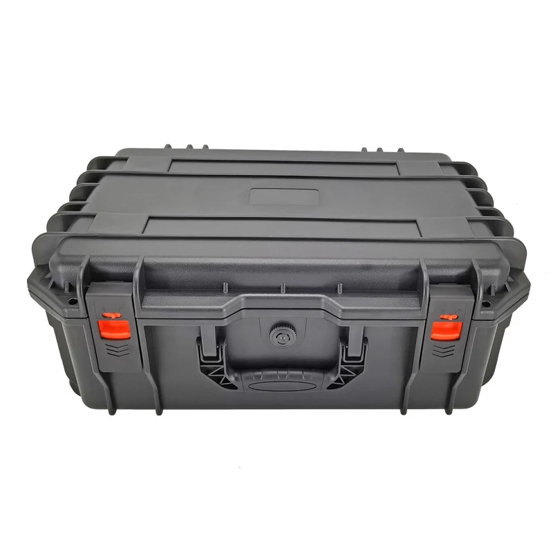 Pull Rod Toolbox Waterproof Plastic Handheld Toolbox Multifunctional Portable Tool Case Tough Build Toolboxes with Lock Hole