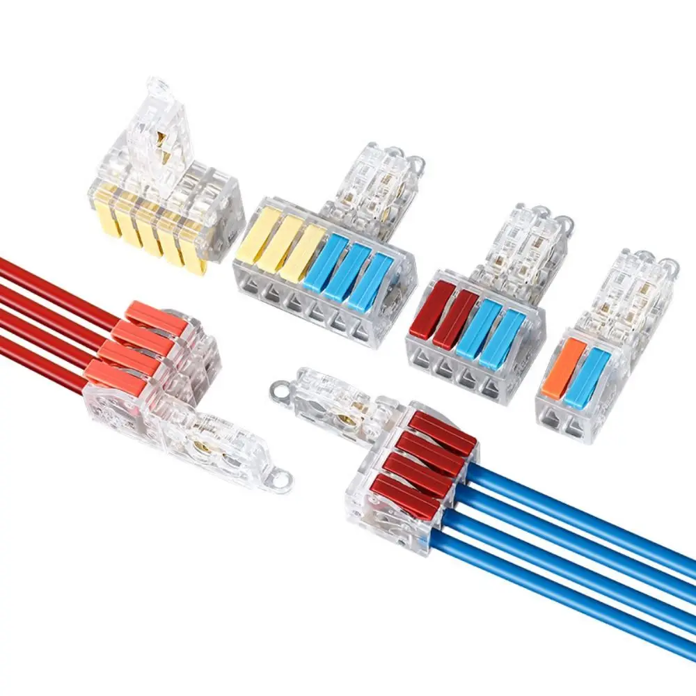 New Mini Quick Terminal Block T type Universal Fast Connector Wire Connector Electrical