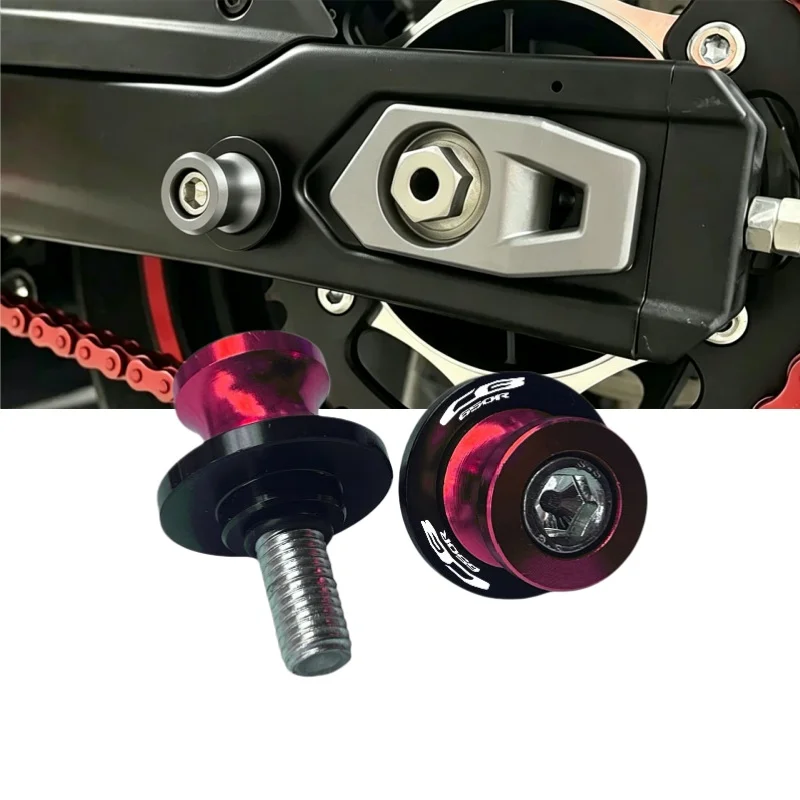 For Honda CB650R CBR650R CB650F Transalp XL650V XL600V CB600F Hornet 600  8MM Swingarm Spools Slider Screws Stand  Motorcycle