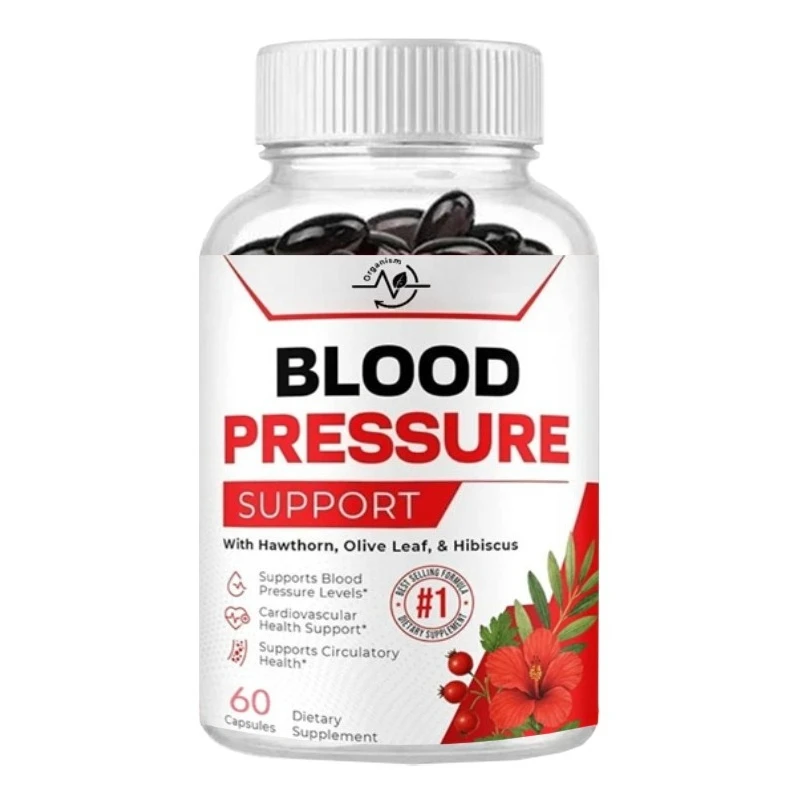 

Поддержка кровяного давления и сердечно-сосудистые добавки Глід, гибискус, фоликовая кислота, добавки чеснока - 60 капсул