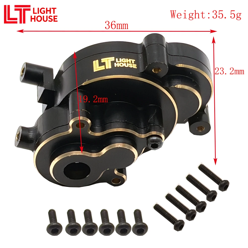 

Light House Brass Motor Gear Box for Team AE Enduro24 Crawler Car 1pc High-Quality Gearbox for RC Car Enthusiasts