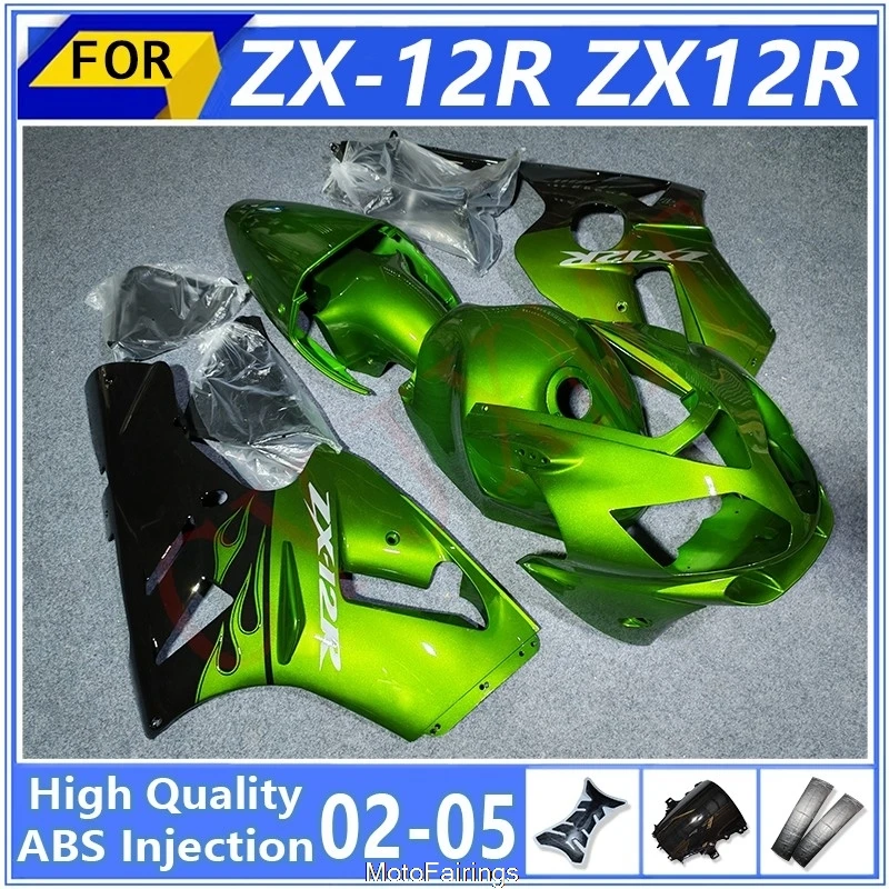 

Motorcycle Fairing Kit for Kawasaki ZX-12R ZX12R ZX12 2002-2004 2005 Full Cover Fairings ZX 12R 02 03-05 Bodywork Tank Case