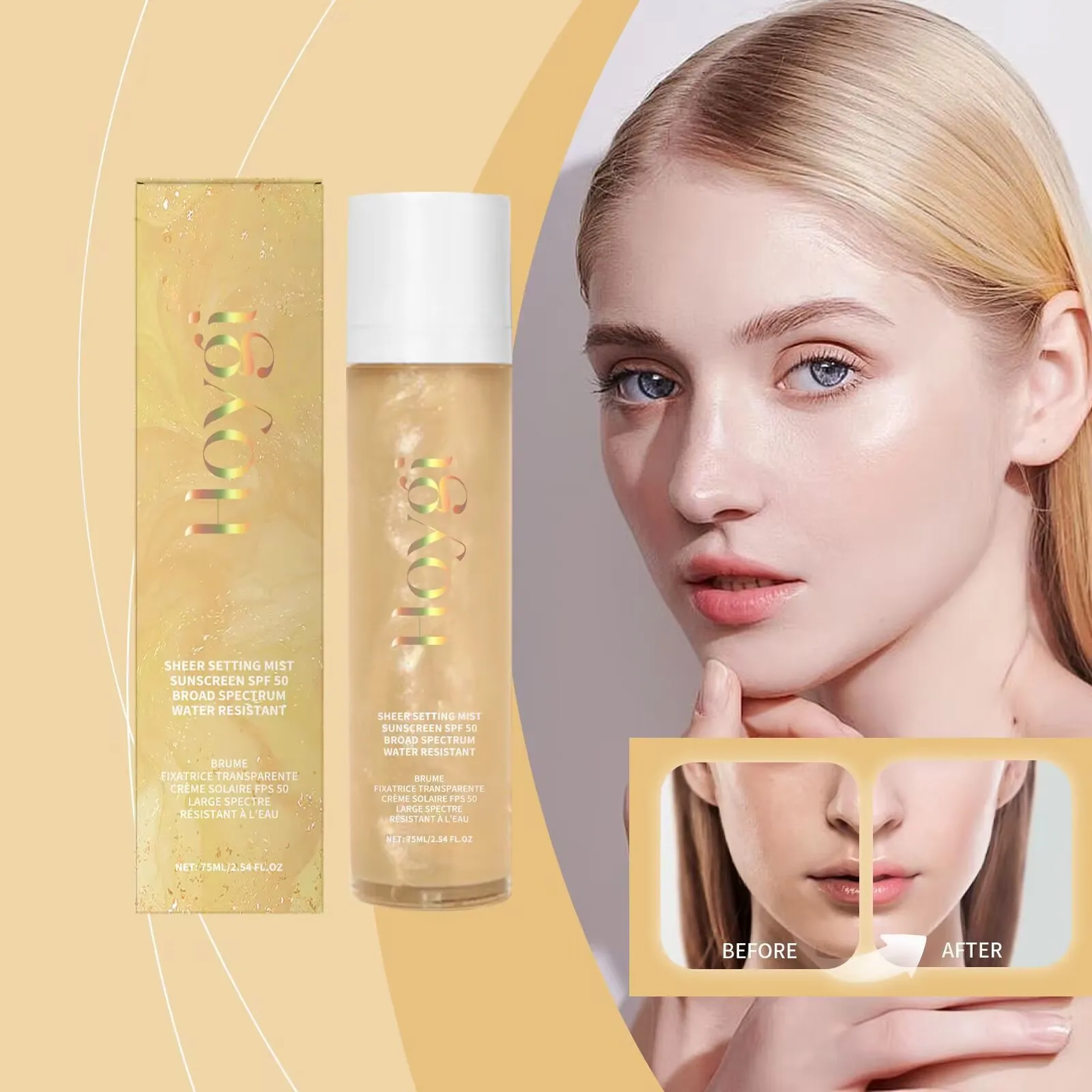 Hyaluronic Acid Hydrating Facial Mist Lightweight Moisturizing Spray Sensitive Skin Fast Absorbing Non Greasy Refreshing Boost
