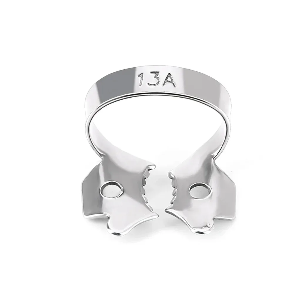 

Зажим для стоматологической резиновой плотины из хирургической стали, эндодонтический восстановительный изоляционный зажим, барьерные инструменты для стоматологов, 1 шт.