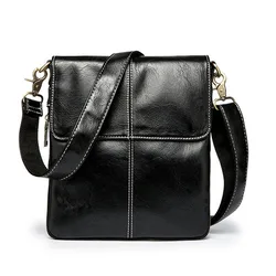 2023 New Men's Small Bag Business Casual Shoulder Bag PU Leather men bag Fashion Small Crossbody Bags сумка барсетка мужская  가방