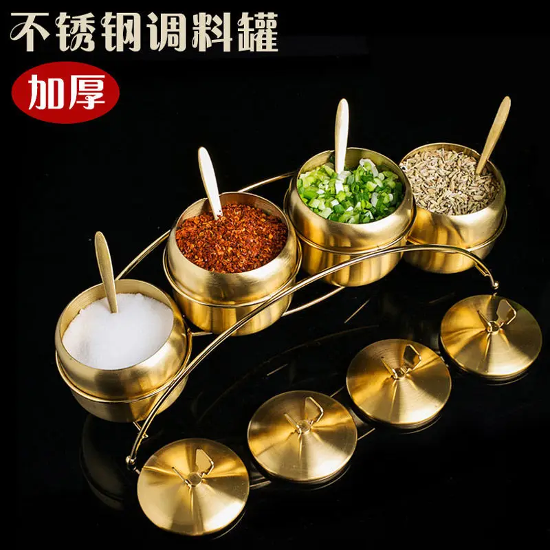 

Коммерческая банка для приправ, бутылка для приправ из нержавеющей стали, коробка для ингредиентов, коробка для приправ, хранение бытовых кухонных принадлежностей bo