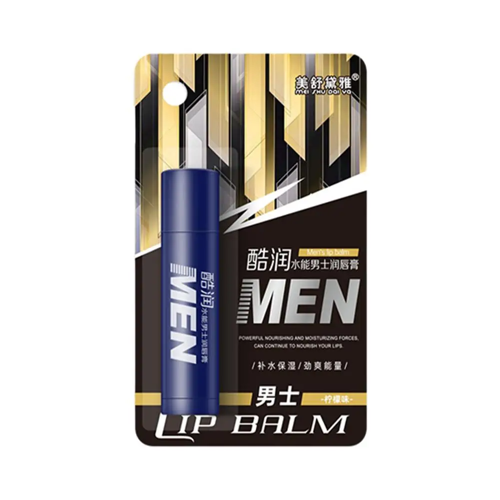 Männer-Lippenbalsam, feuchtigkeitsspendend, entfernt abgestorbene Haut, verhindert Trockenheit, Risse, reduziert Lippenfalten, lindert Trockenheit, Lippenpflege
