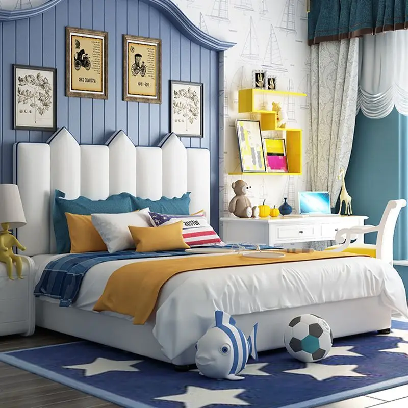 Normaal Wit Kinderbedden Minimalistisch Eenvoudig Luxe Houten Aangepaste Kinderbedden Enkel Ontwerp Modern Lettino Per Bambini Meubilair Thuis