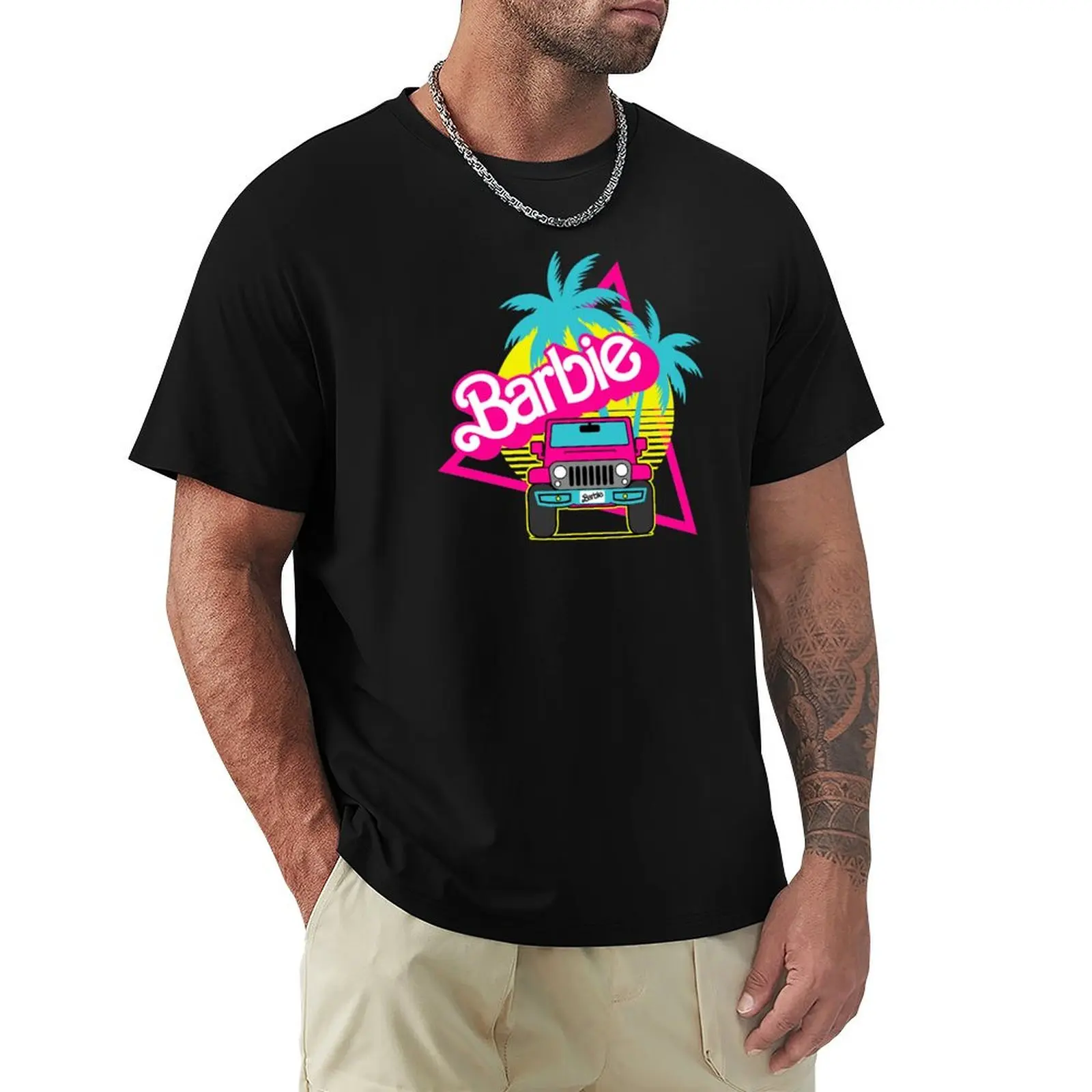 

Retro 80s barbenheimer Barbi oppenheimer Offroad Vintage movie T-Shirt anime t shirts Personalized t-shirt tee shirts for men