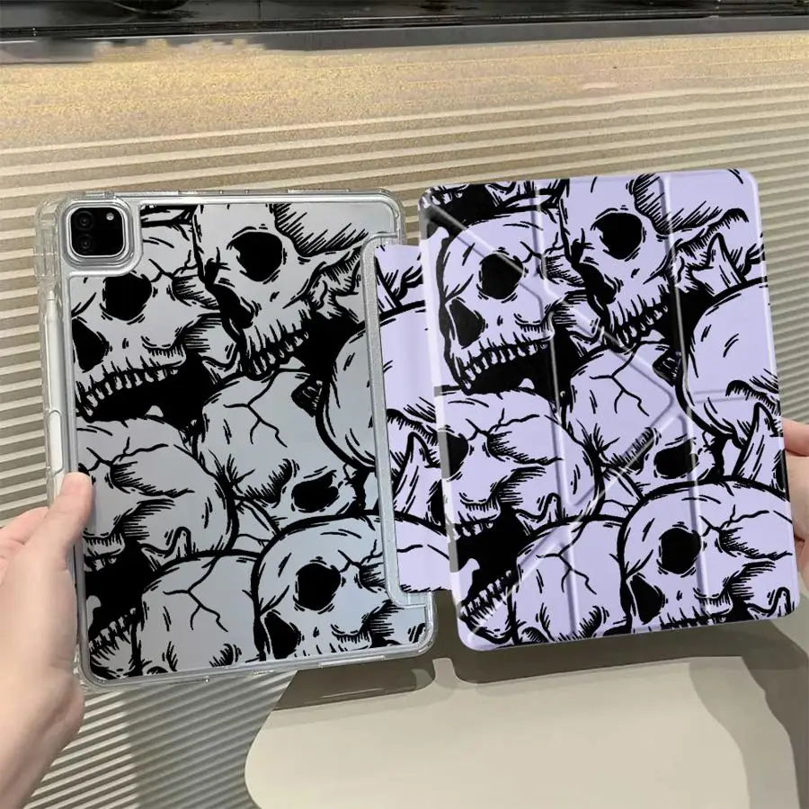 

Tablet Case For iPad Pro 11th 10th 9th 8th 7th 12.9inch Mini 6 7 Pro 2025 Air 4 5 M3 M2 1 2 M4 11inch Y-Fold Holder Cover Cool