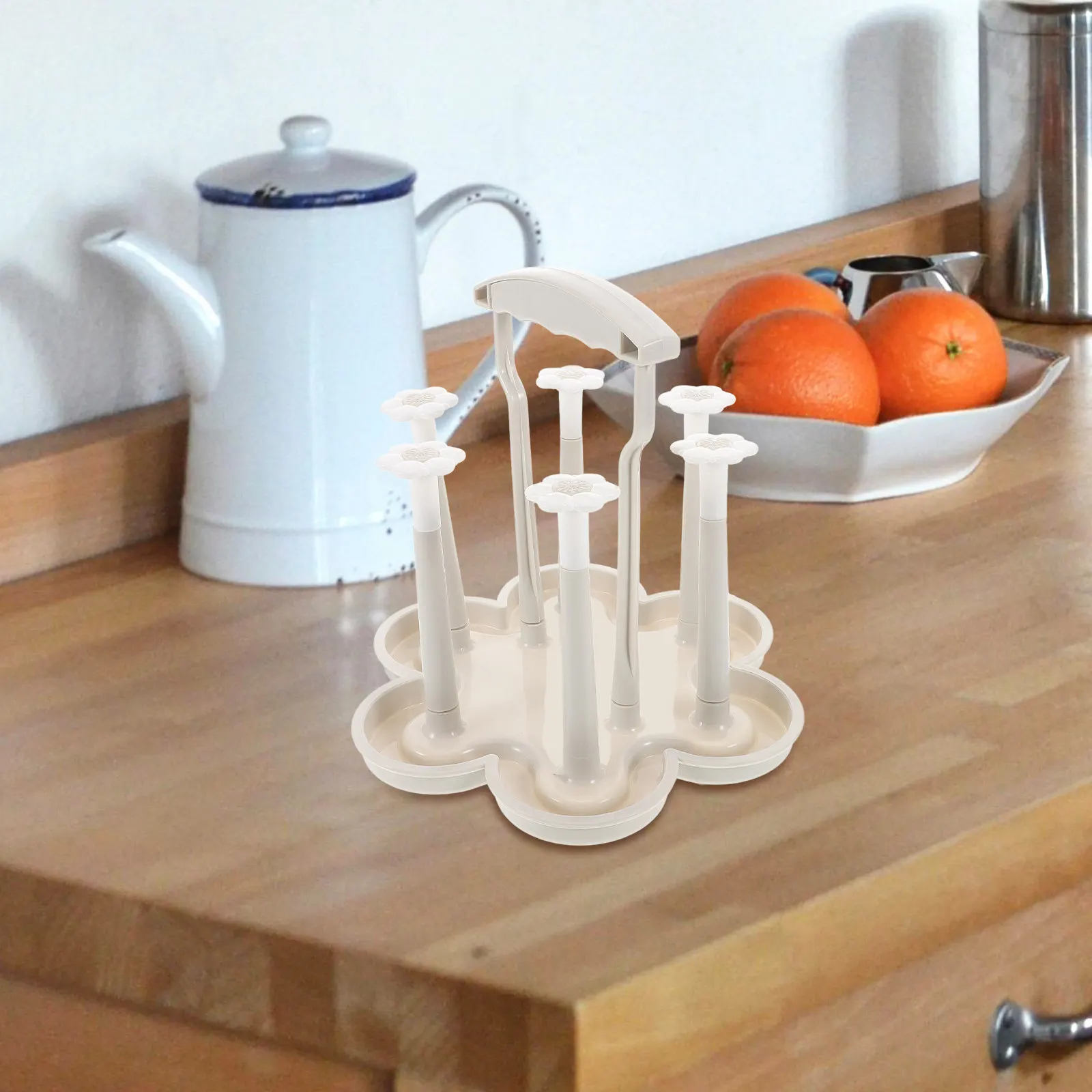 

Cup For Counter Multifunctional European Style Kitchen Drying Rack Holder Stand Space Saving Baby Draining Organizer Mug