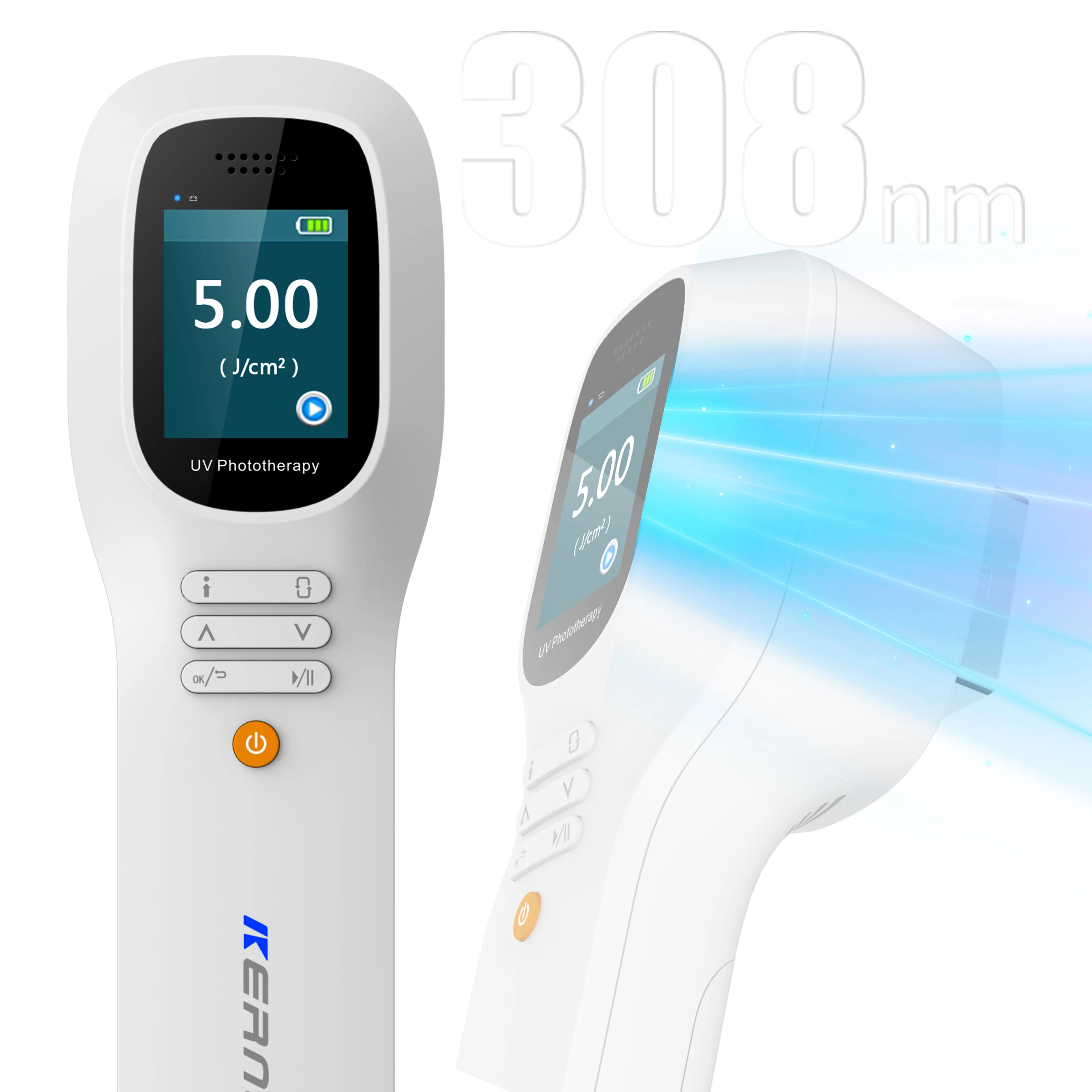 Kernel KN 5000H Home Use 308nm LED Excimer Lamp 308nm Eximer Laser Machine for Vitiligo Treatment