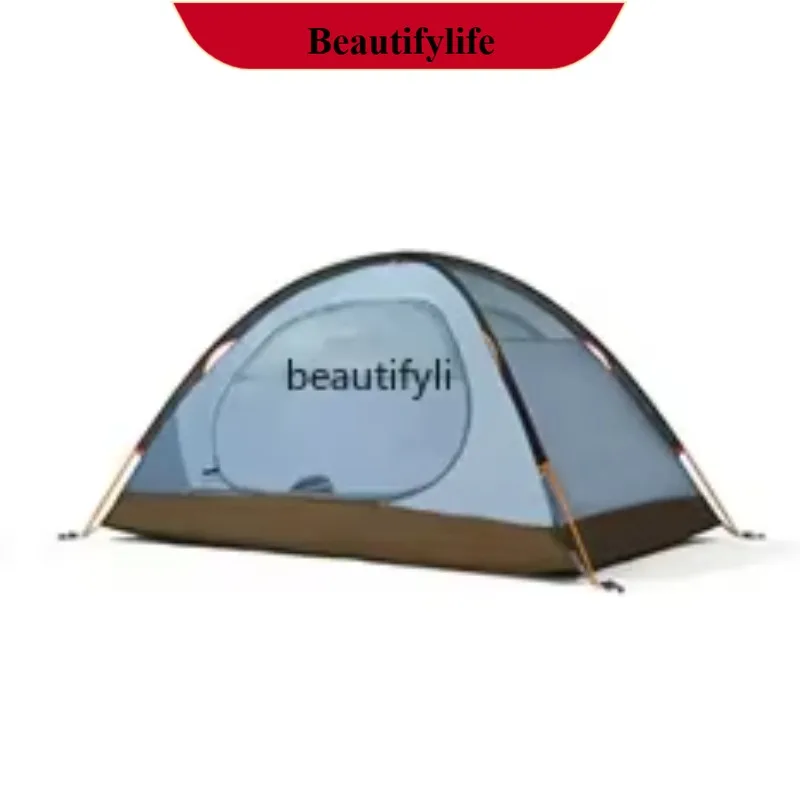 

Tent Outdoor Thick Windproof Snow Rain-Proof 2-4 People Foldable and Portable Dew Camping Sunshade Equipment H