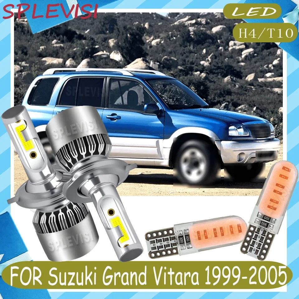 H4 9003 LED Headlight 12v - Improved Nighttime Visibility & Drving For Suzuki Grand Vitara 1999 2000 2001 2002 2003 2004 2005