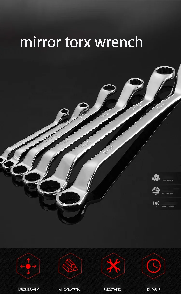 مصنع رائجة البيع الكروم الفاناديوم الصلب وجع مجموعة مزيج وجع بزاوية مقبض قرع توركس وجع الكهربائي سبان #5