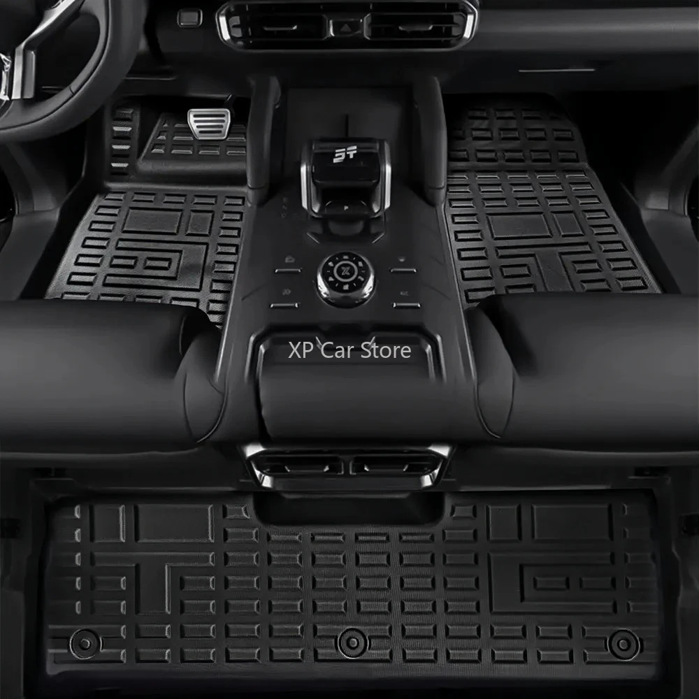 

Для Chery Jetour T2 2023 2024 2025 TPE 3D напольные коврики Всепогодные передние и задние коврики для багажника Водонепроницаемые противоскользящие подушечки для ног