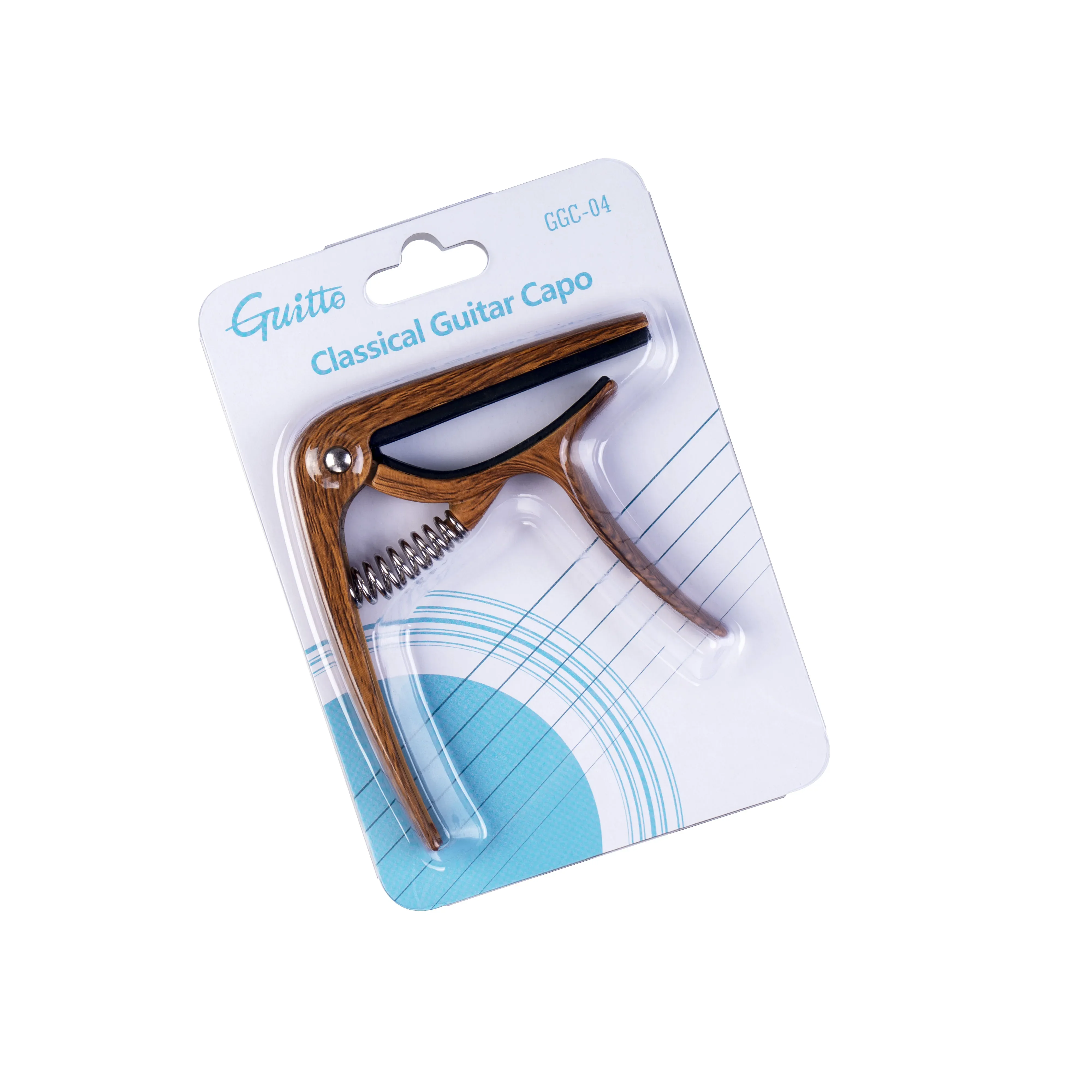 GUITTO GGC-04 Gitarren-Capo für akustische klassische E-Gitarre, universelles Zubehörteil, multifunktionale Stimmklemme aus Zinklegierung – Detail 12