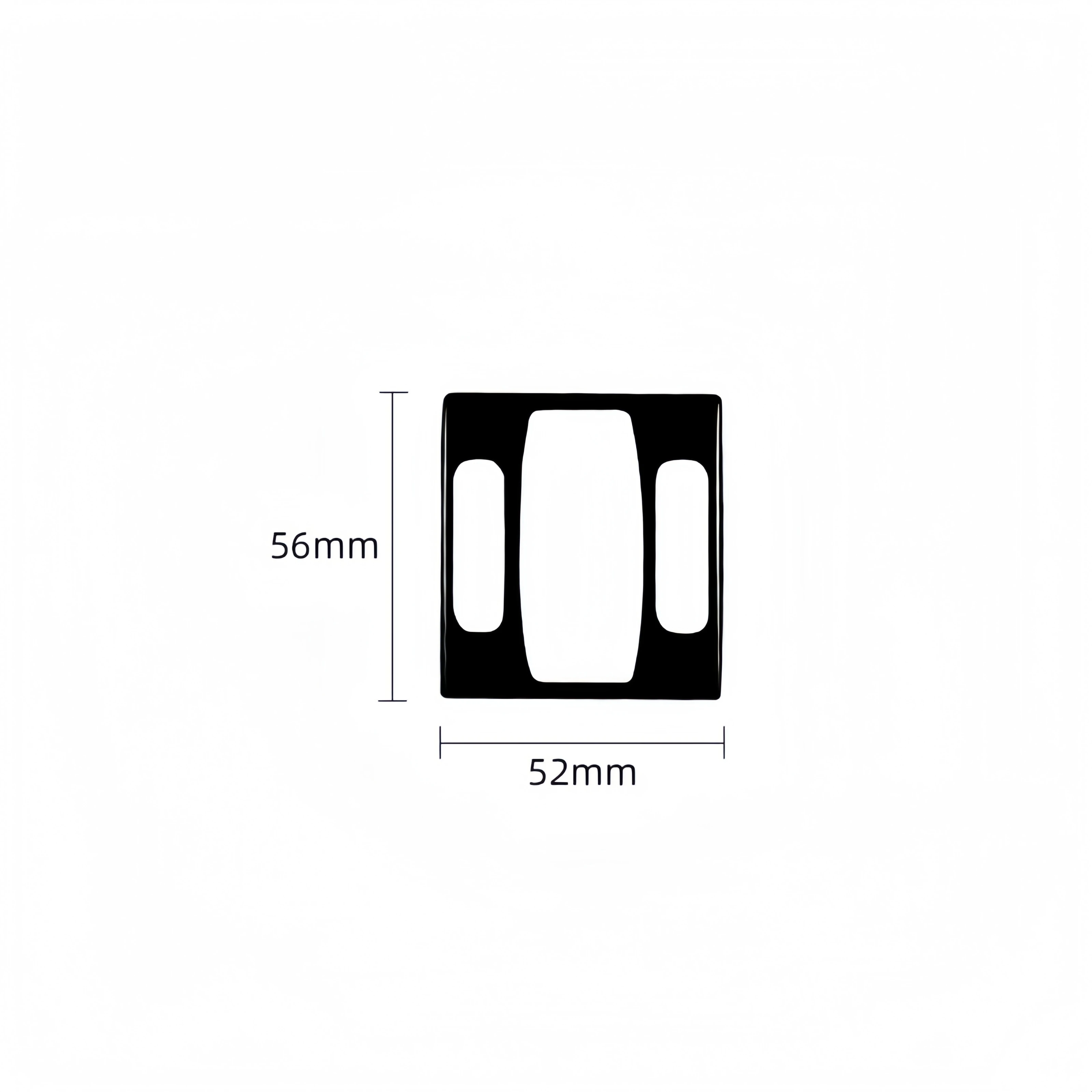 For BMW 5 Series E60 2004-2007 Piano Black Car Interior  Emergency Warning Light Switch Frame Trim Cover Sticker Auto Zubehör