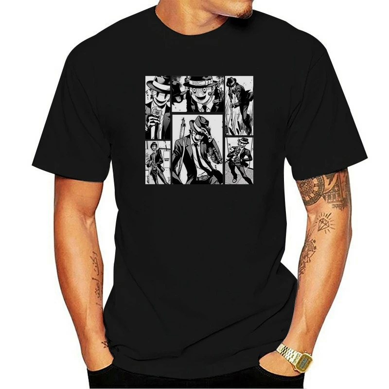 

Tenkuu Shinpan High Rise Invasion T-Shirts Men Mask Sniper Casual Cotton Tees Crewneck Classic T Shirts Plus Size Tops
