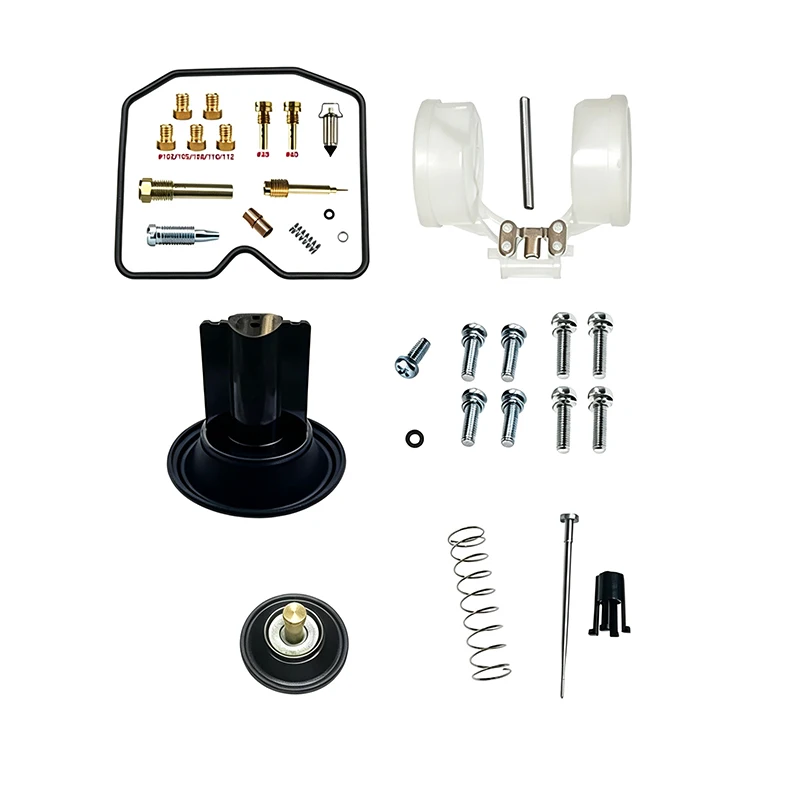 For Kawasaki ZZR250 For Ninja 250R GPX250R EX250-F EX250-H 1988-2007 Carburetor Rebuild Repair Kit Carb Vacuum Diaphragm Float