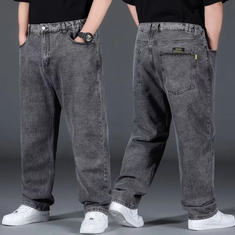 

Oversize Jeans for Man Male Jeans Pants Denim Pants Men's Jean Big Size Baggy Y2k Mens Cargo Black New Wide Leg Trousers